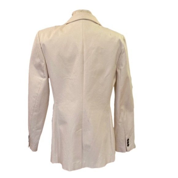 Banana Republic Long & Lean Blazer Professional Career Ivory Cream Size 12 NWT - Picture 6 of 12